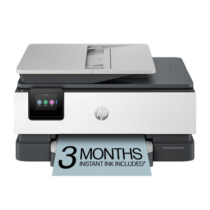 HP OfficeJet Pro 8125e Wireless All-in-One Color Inkjet Printer, Print, scan, Copy, ADF, Duplex Printing Best-for-Home Office, 3 Month Instant Ink Trial Included, AI-Enabled (405T6A)