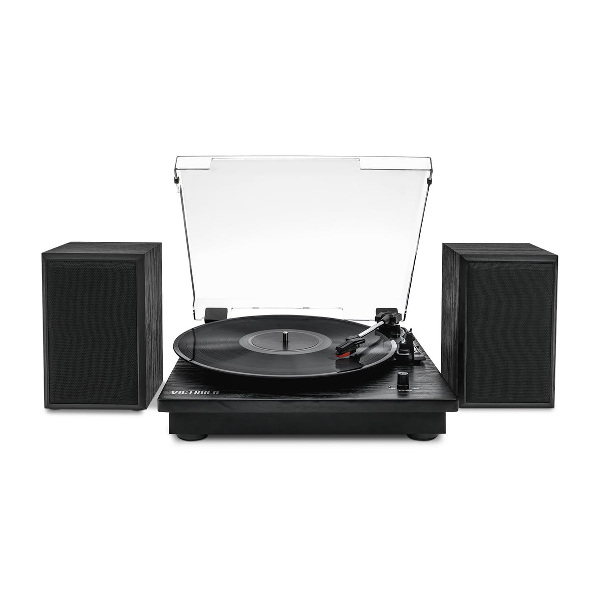Victrola Quincy - 6-in-1 Bluetooth Record Player - Farmhouse Oatmeal