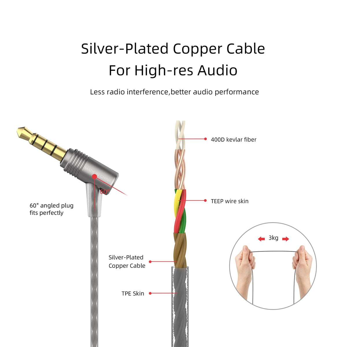 SoundMAGIC E11 Wired Earbuds, No Mic, Hi-Fi Stereo, 3.5mm Jack, Gunmetal