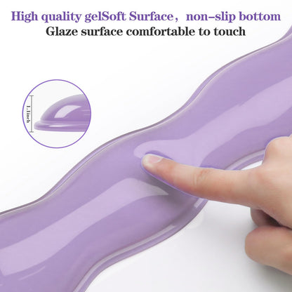 ABRONDA Gel Wrist Rest for Keyboard and Mouse, Wrist Rest for Keyboard, Mouse Wrist Support, Pain Relief, Cool Touch, Non-Skid, Mouse Wrist pad