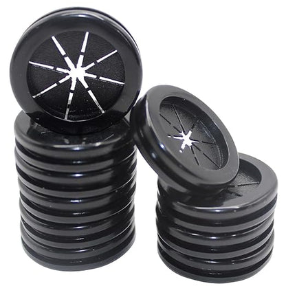 Rubber Grommets for Wiring, 1-1/4 Inch Drill Hole, 1 Inch ID, Firewall Grommets Automotive Cable Cords Hoses Protection, Double-Sided Rubber Plugs for Round Holes, 10 Pcs, 26x32 mm