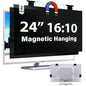[2 Pack] Magnetic Hanging 27 Inch Computer Privacy Screen for 16:10 Aspect Ratio Widescreen Monitor, Eye Protection Anti Glare Blue Light Computer Monitor Privacy Filter, Removable 27in Protector Film