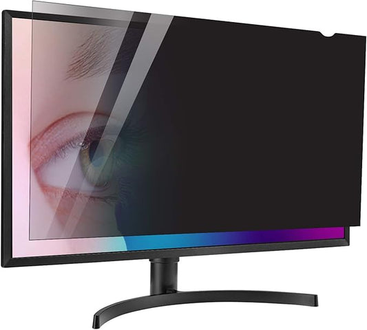 23 inch Computer Privacy Screen Filter - Suitable for 16:9 Aspect Ratio Widescreen Monitor - Blue Light Filter - Anti-Glare & Anti-Scratch Protector Film (23" Widescreen (16:9))