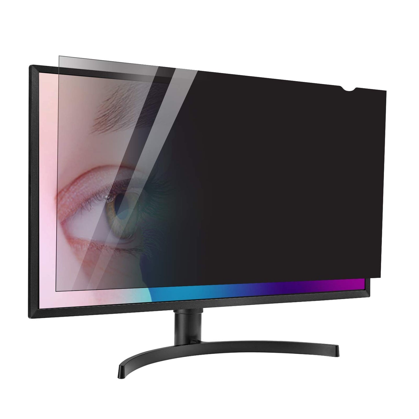 23.8 inch Computer Privacy Screen Filter - Suitable for 16:9 Aspect Ratio Widescreen Monitor - Blue Light Filter - Anti-Glare & Anti-Scratch Protector Film (23.8" Widescreen (16:9))