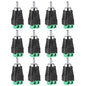 Iskueal RCA Plugs for Speaker Wire，RCA to AV Screw Terminal Connector, Phono RCA Male Plug Solderless Converter Audio/Video Speaker Wire Connectors Solderless Adapter