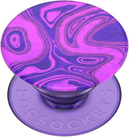 PopSockets Plant-Based Phone Grip with Expanding Kickstand, Adhesive Grip, Eco-Friendly - Translucent Lava Flow