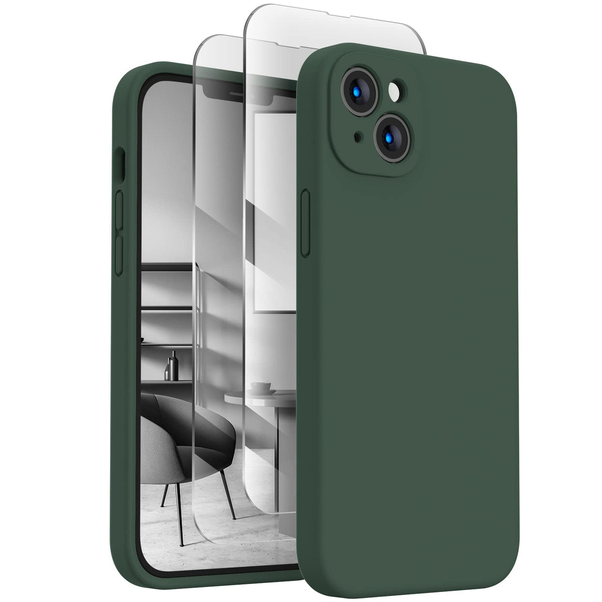 FireNova Designed for iPhone 13 Case, 6.1", Alpine Green
