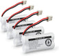 Kruta BT162342 BT262342 Cordless Phone Batteries Compatible with BT183342 BT283342 BT166342 BT266342 VTech CS6114 CS6419 CS6719 at&T EL52300 CL80111 Handset Telephone (Pack of 4)
