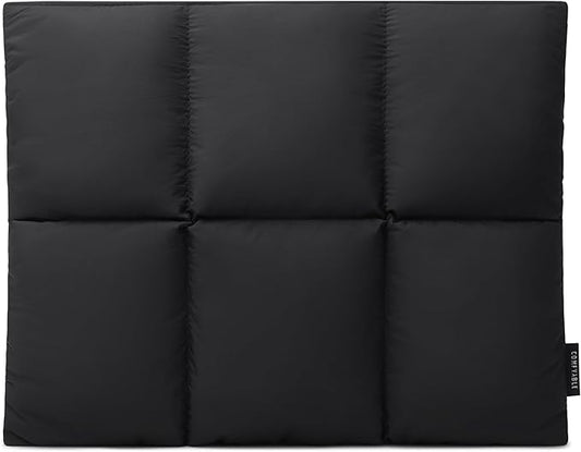 Comfyable Puffy Laptop Sleeve 15 Inch 16 Inch, Quilted Puffer Laptop Carrying Case, Pillow Pouch Compatible for MacBook Air 15 in M4 2025 & MacBook Pro 16 in M4 2024, Black