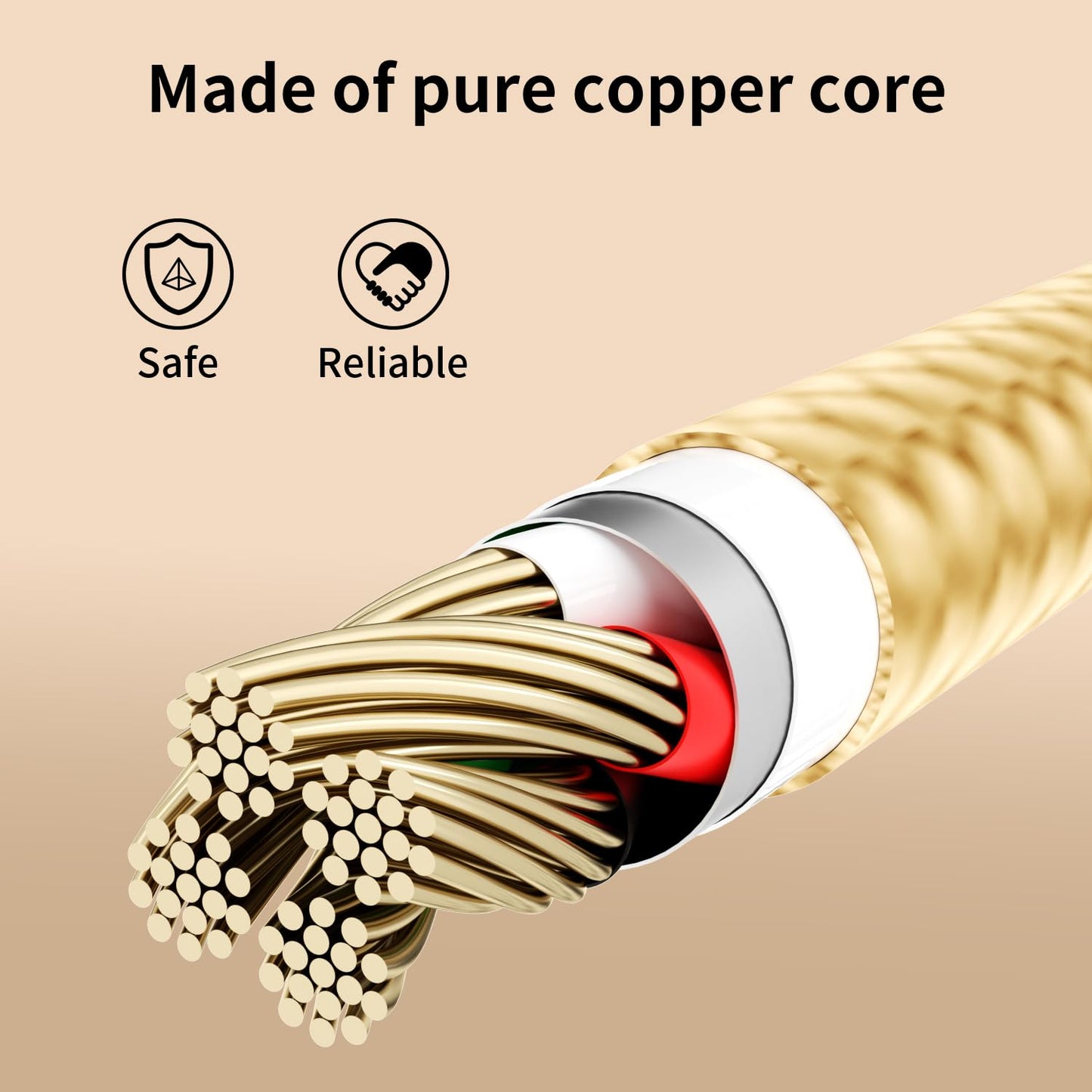 USB C Multi Charging Cable, 3 in 1 Charging Cords for Multiple Devices