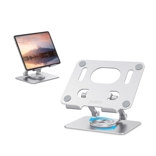 JOIOT Adjustable Tablet Stand for Desk, Foldable Portable Holder