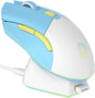 DAREU EM901X Wireless Gaming Mouse with Charging Dock Rechargeable RGB,12K DPI,7 Programmable Buttons High-Precision Sensor [300IPS] [1000Hz] for PC Notebook Mac