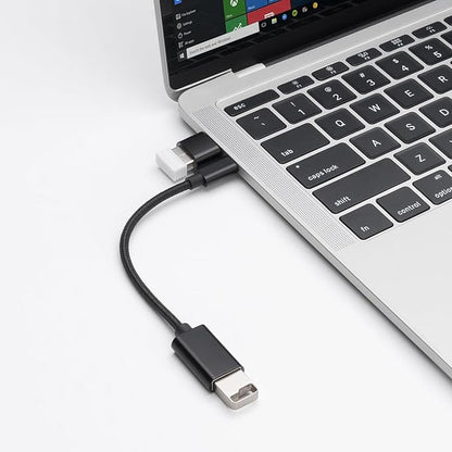 BORLTER CLAMP USB C to USB 2.0 Adapter, Type-C OTG Cable [2 Pack] USB Type C Male to USB Female Adapter, USB-C Adapter for MacBook 2019/2018/2017,iPad,Samsung Galaxy and More