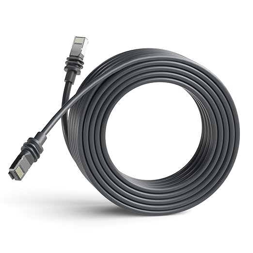 Azduou 33FT Replacement Cable for Starlink Gen 3 and Starlink Mini, Replacement Starlink Rectangular Satellite Gen 3 Waterproof Outdoor Cable