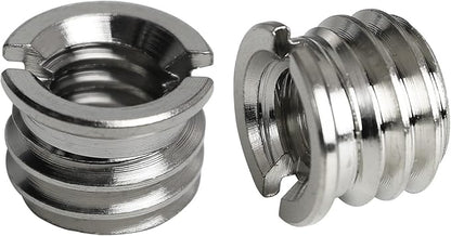1/4"-20 Female to 3/8"-16 Male Tripod Thread Adapter LUORNG 10PCS Standard Screw Adapter Reducer Bushing Converter for DSLR Camera Camcorder Monopod Stand, 3/8 to 1/4 Tripod