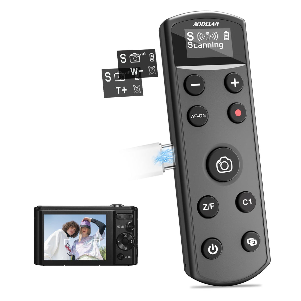 Remote Control for Fujifilm Camera, USB-C Rechargeable Wireless Shutter