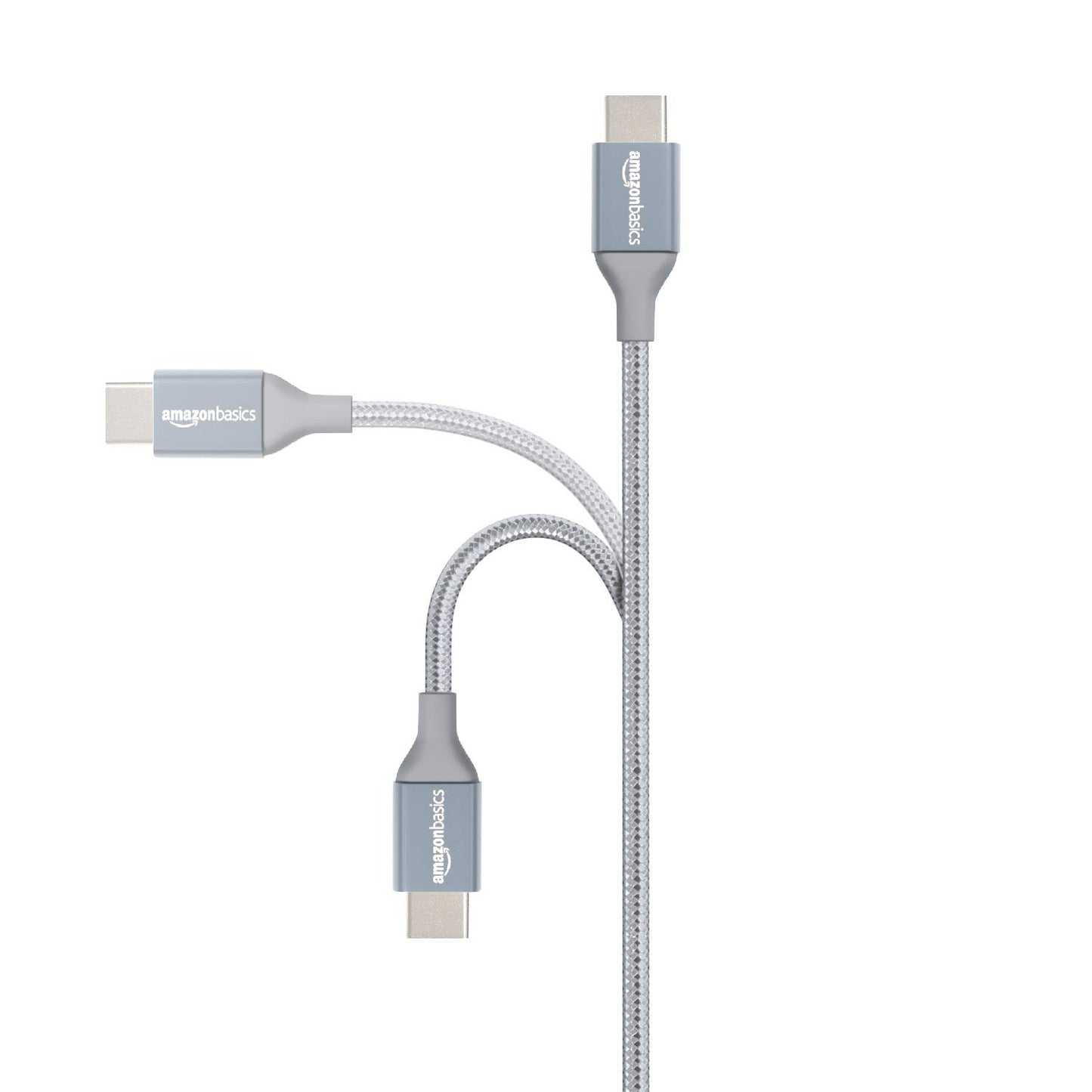 Amazon Basics Nylon Braided USB-C to USB-A 2.0 Fast Charging Cable, 480Mbps Speed, USB-IF Certified, Charge and Sync, for Apple iPhone 16/15, iPad, Samsung Galaxy, Tablets, Laptops, 3 foot, Dark Grey