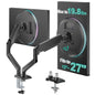 WALI Stacked Triple Monitor Mount for 13-34 inch Screens, 19.8 lbs per Arm