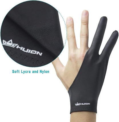 HUION Artist Glove for Drawing Tablet (1 Unit of Free Size, Good for Right Hand or Left Hand) - Cura CR-01