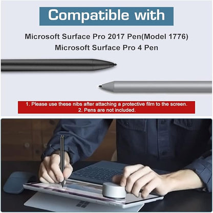 MoKo Pen Tip Compatible with Surface Pen, Pack of 5 HB Original Pen Tips, Stylus Pen Tips, Replacement Tip, Stylus Pen Compatible with Surface Pro 2017 Pen (Model 1776) / Surface Pro 4 Pen