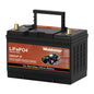 Group 27 12V 80Ah Lithium Battery, LiFePO4 Automotive Battery with 1300CCA, Lightweight Lead-Acid Replacement for Cars, Trucks & SUVs