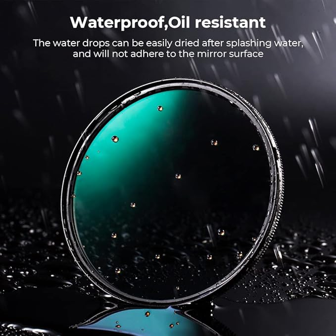 58mm Circular Polarizers Filter, K&F CONCEPT 58MM Circular Polarizer Filter HD 28 Layer Super Slim Multi-Coated CPL Lens Filter (Nano-X Series)