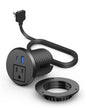2 inch Desk Power Grommet USB C 20W,Ultra-Flat Plug Power Strip