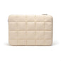 U Brands Nylon Puffy Zipping Medium Laptop Sleeve, 9.75" x 13", MacBook Bag, Laptop Case for MacBook Pro, MacBook Air, Chromebook, HP Computer, Sand Beige