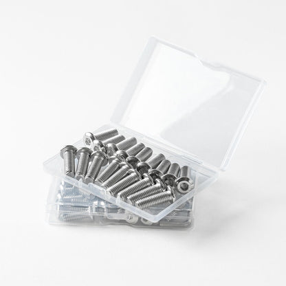 1/4-20 x 1-1/2" (20 Pack) Flat Head Hex Socket Cap Screws Bolts, 304 Stainless Steel 18-8, Hex Drive, Bright Finish, Fully Machine Thread