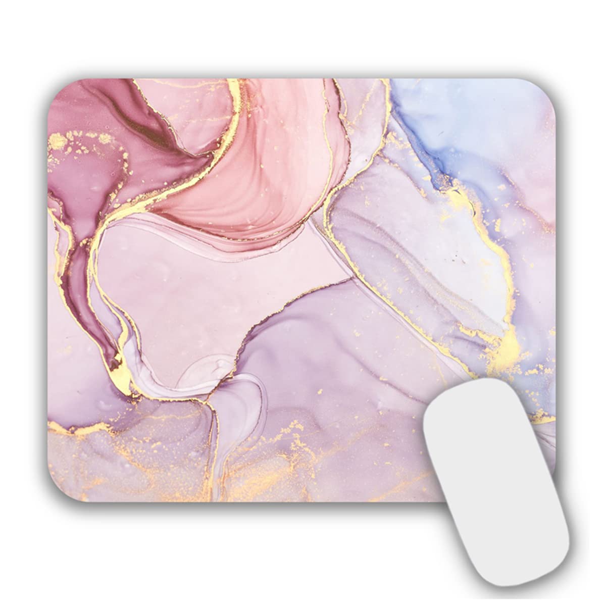 Small Mouse Pad Mouse Mat for Desk Laptop Computer(Leaf)
