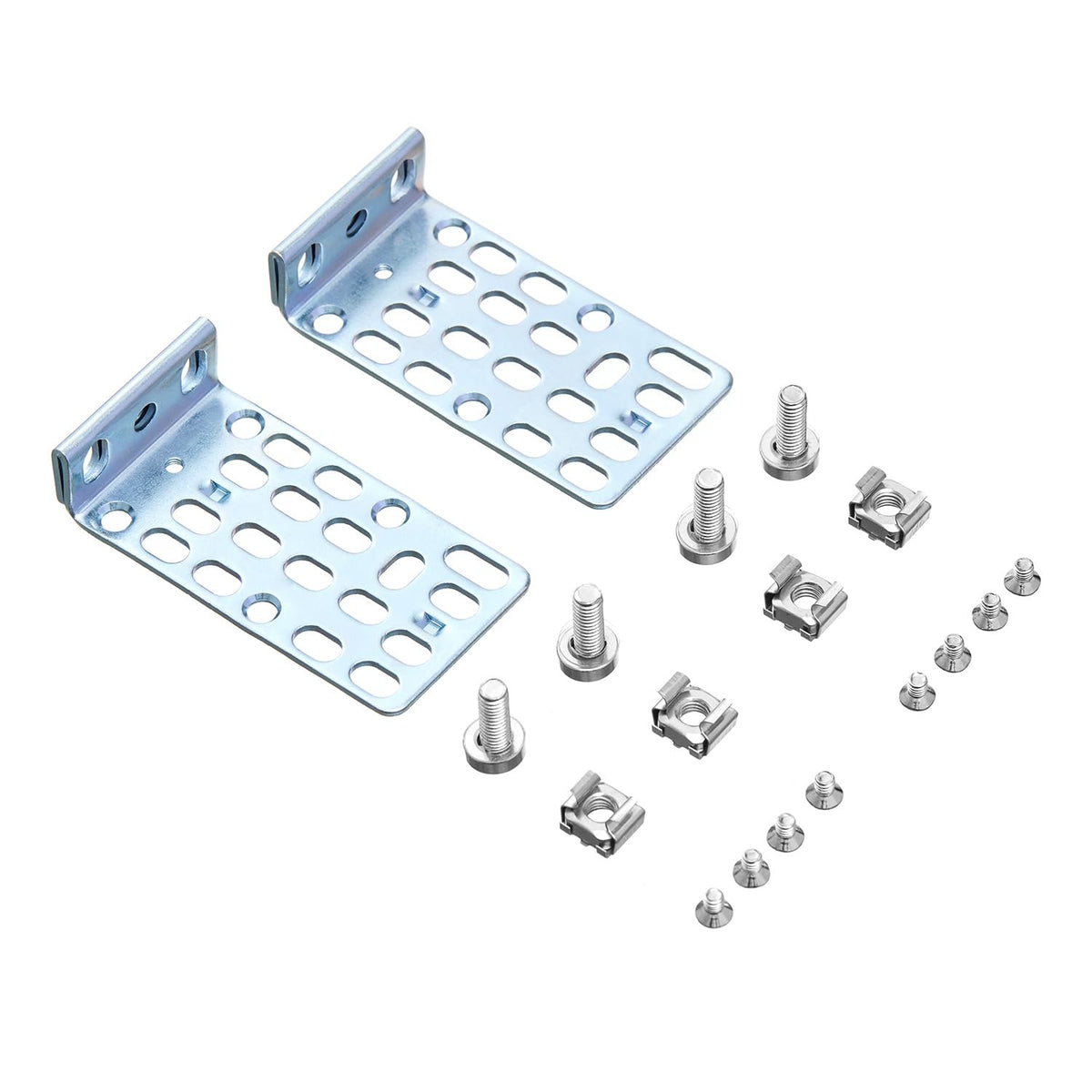 Rack Mount Kit for Ubiquiti Switch, 1U Rack Ears for Ubiquiti 16/24/48 Series Switches