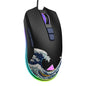 COSTOM Womier G705 USB Wired Gaming Mouse for PC Computer Windows Mac Laptop, Lightweight Silent RGB Backlit Mouse with Adjustable 12000DPI/7 Programmable Side Buttons,White Kanagawa Theme