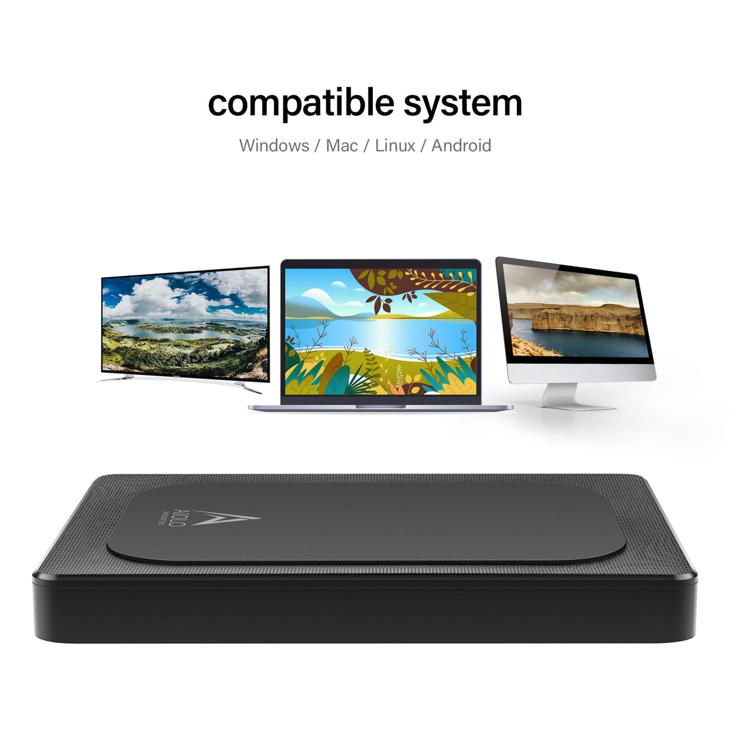 Aiolo Innovation 500GB External Hard Drive Ultra Slim Portable HDD-USB 3.0 for PC, Mac, Laptop, PS4, Xbox one,Xbox 360 HD-A4