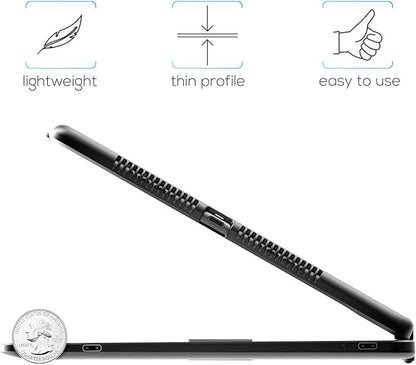 typecase Touch for iPad 9th Generation Case with Keyboard (10.2", 2021),Multi-touch Trackpad,10 Color Backlight, 360° Rotatable, Thin & Light for 8th Gen (2020),7th Gen (2019), Air 3,Pro 10.5 (Black).