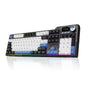 Ajazz AK35I V4 Full Size Wireless Mechanical Keyboard with 1.14" Color Screen & Knob, Tri-Mode Gasket Hot Swappable Gaming Keyboard, 10000mAh Battery, RGB, Black