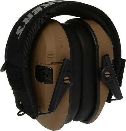 Walker's Razor Slim Ultra Low Profile Compact Design Adjustable Range Shooting Hunting Hearing Protection Electronic Earmuffs