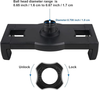 Tablet Stand Holder,Gooseneck Desktop iPad Mount for Table/Bed/Lectern/Kitchen,19.7" Flexible Adjustable Arm,Compatible with 4.7~12.9" iPad/iPhone/Nexus/LG G Pads/e-Reader/Kindle/Switch/Galaxy Tabs