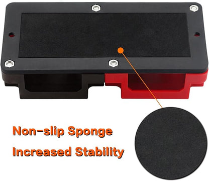 600A 48V Bus Bar Box 4 Stud (3/8 inch) M10 High Current Tin Plated Copper Distribution Block Positive Negative Independent Modules Electrical Battery Ground Buss Bar with Cover for RV Marine