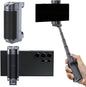 TELESIN° Smartphone Grip Selfie Stick, Bluetooth Mobile Phone Handle Holder, Mobile Phone Shutter Grip with Detachable Remote for One-Handed Control Compatible Samsung Android Video Shooting