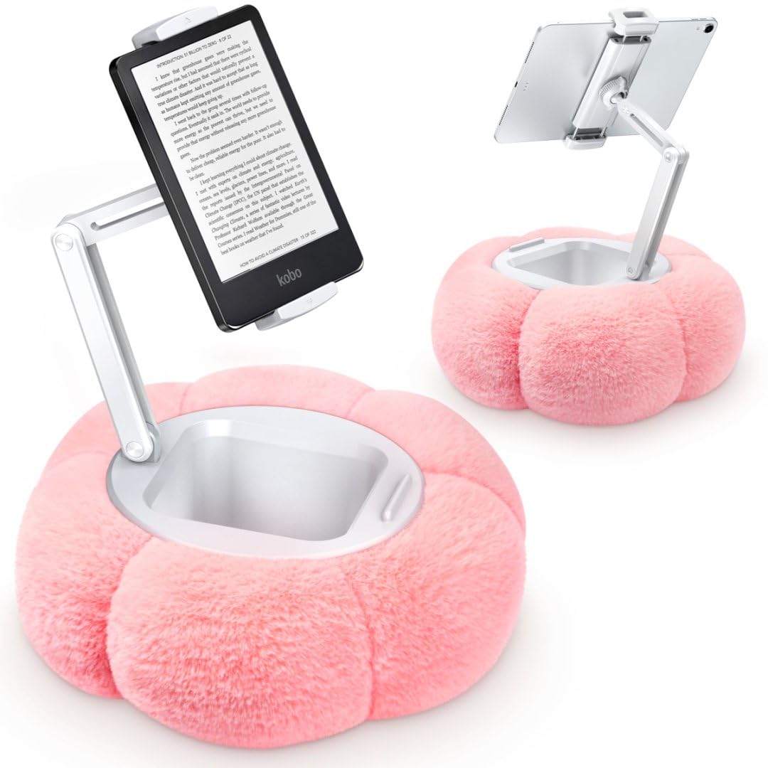 CreaDream Pumpkin Tablet Pillow Stand, Adjustable Pillow Stand for Lap Bed