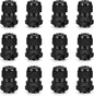 Cable Gland 12 Pack 1/2" NPT Waterproof Adjustable Connector Strain Relief Cord Connectors Joints Nylon with Gaskets…