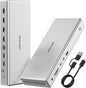 WAVLINK Pro Docking Station 4 Monitors | Quad 4K Displays for Mac & Windows | Displaylink Dock with 4X HDMI, PD 100W, 2.5G Ethernet, 10G USB-A/USB-C, SD/TF 4.0, Audio | Driver Required DL7400.