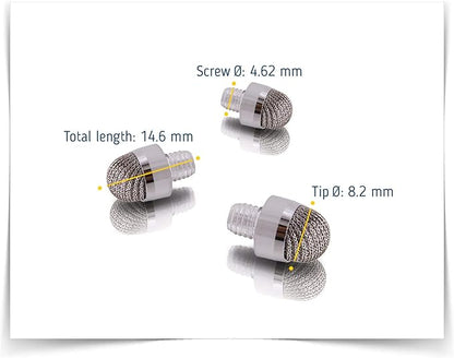 The Friendly Swede Stylus Replacement Tips for Extra Long Fiber Tip Stylus Pen, Stylus Tips, Stylus Pen Tips, Fine Tip Stylus Replacement Tips, Touch Screen Tips - 10 Pieces Stylus Pen Tips