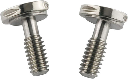 E-outstanding D Ring Hinged Screw 2PCS 1/4-20 Thread D-Ring Stainless Steel Camera Fixing Screws for Camera Tripod Monopod QR Plate 17mm Length