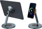 Nillkin Magnetic iPad Stand for Desk, MagSafe Wireless iPhone Charger Stand, 360° Rotating Base, Adjustable Aluminum Tablet Holder for Work, Office, Home, Kitchen Use