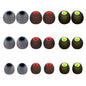 MMYQXI Silicone Replacement Earbud Tips Earbud Covers Ear Tips Fit for in-Ear Headphones (Inner Hole 3.8mm -5.1mm) Earbud Replacement Tips 9 Pairs