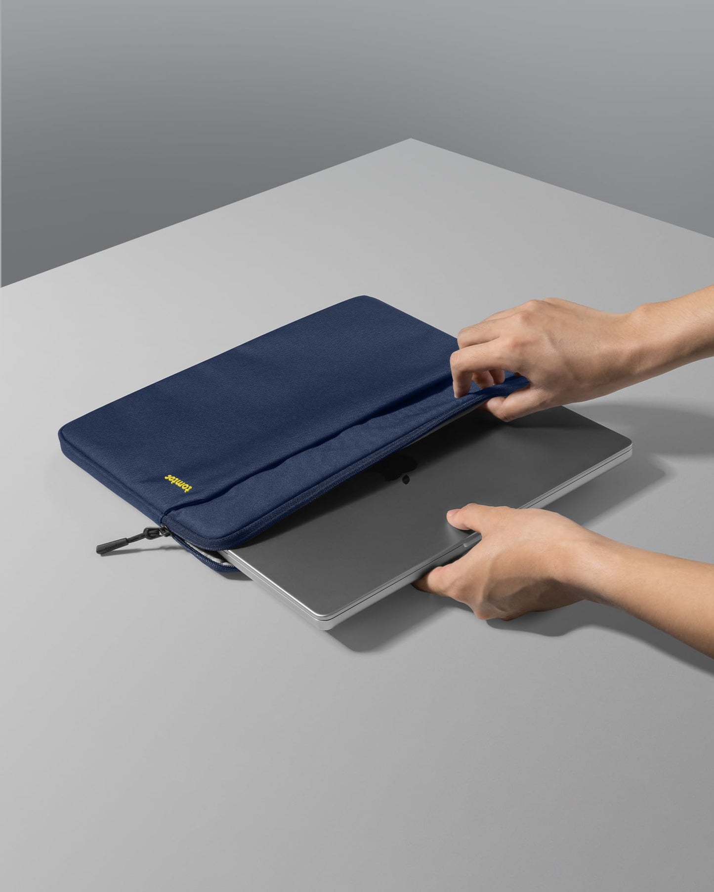 tomtoc Slim Laptop Sleeve for 15-inch 2026 New MacBook Air M5/A3448, M4/A3241, M3/M2, 15 Inch Microsoft Surface Laptop AI PC/7/6, Dell XPS 15 Plus, Recycled Water-Resistant Protective Case Bag