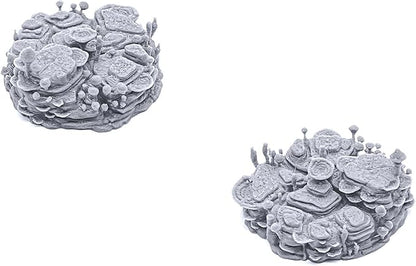 EnderToys Shroom Grotto Floors by Printable Scenery, 3D Printed Tabletop RPG Scenery and Wargame Terrain 28mm Miniatures