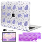 LCMOCICO for MacBook Air 13 inch Case 2020 2019 2018 Release M1 A2337 A2179 A1932, Glitter Crystal Pritned Pattern Hard Case Cover for Mac Air 13.3" Retina Display Touch ID, Astronauts & Spacecraft