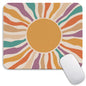 Armanza Square Mouse Pad Apricot Flower, Personalized Premium-Textured Custom Mouse Mat Design, Washable Mousepad Cloth, Non-Slip Rubber Base Computer Mouse Pads for Wireless Mouse